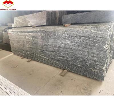 China Villa Stone Polished Galaxy Green Granite Slabs for Interior and Exterior Renovation for sale