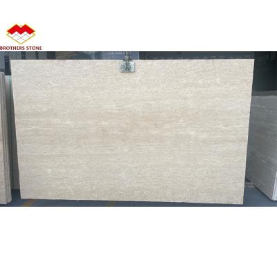 China Hotel Marble Travertine Slab Polished Dining Table Modern Natural Stone Oval Furniture for sale