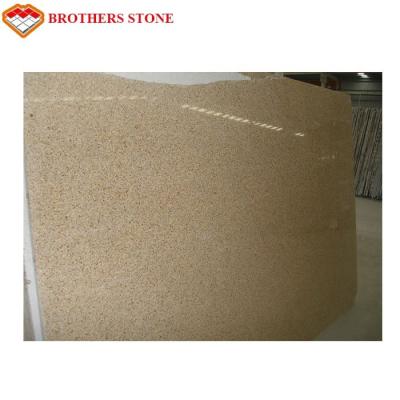 China G682 Countertops van de granietkeuken, Besnoeiing aan Countertops van het Grootte Roestige Gele graniet Te koop