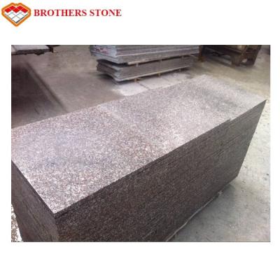 Chine Tuiles rouges de granit de fleur faite sur commande de pêche, tuiles du granit G687 pour le plancher de salle de bains à vendre