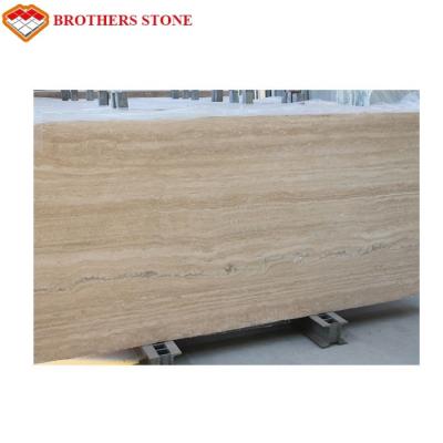 China Interior Decoration Travertine Tiles Beige Travertine Light Rusty Travertine for sale