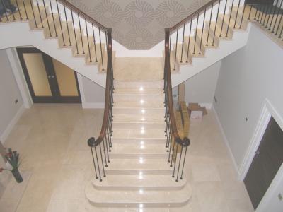 China Stairs Tread Step And Risers China Factory Customized Size Marble Stone Slab Tile for sale