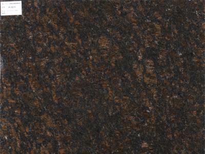 China 145 Mpa Tan Brown Granite Stone Tiles für Schritt-Gegenspitzen zu verkaufen