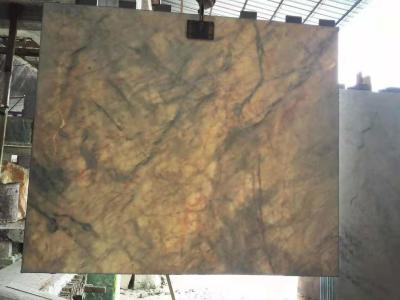 China Yabo White Marble Stone Slab lichtdurchlässiges Grey Cloud 1.5cm stark zu verkaufen