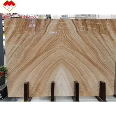 China Marmor-Steinplatte Bookmatch Mulge Earl Royal Wood Grain zu verkaufen