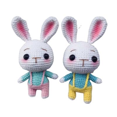 China Popular Plush Toys Crochet Toys Handmade Amigurumi Toys Crochet Cute Animals Rabbit For KIDS for sale