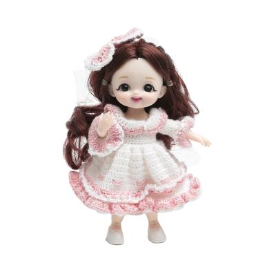 China Cartoon Toy Crochet Dolls Baby Toys Lovely Handmade Manufacturers Cotton Wholesale Cotton Girl Doll Knit Baby Animal Cute Hand for sale