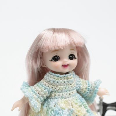 China DIY TOY Low Price Crochet Lace Cotton Yarn Accessories Girls Babygirl Doll Clothes for sale