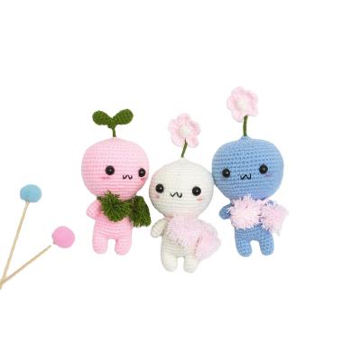 China Cheap handmade crochet baby toy animal Christmas milk cotton doll crochet toys for kids for sale