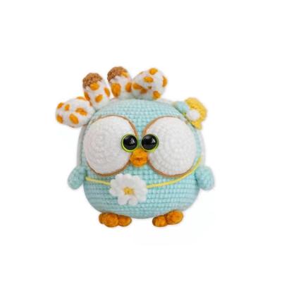 China Toy Hot Sale Wholesale Handmade Cartoon Knitting Crochet Fat Cute Chicks Toys Crochet Chick Dolls for sale