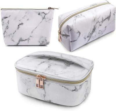 China Fashion High Quality Women Fashion New Design Popular Waterproof Washable PU Leather Cosmetic Bags for sale