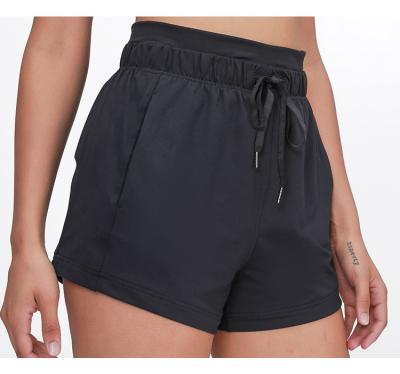 China Fitness Yoga Summer Loose Women Antibacterial Sports Wear Running Fitness Gym Shorts With Pocket Women Gym Shorts for sale