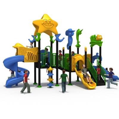 China 3-12years MT-HY004 indoor and outdoor plastic combination playground kids playhouse with slide for sale