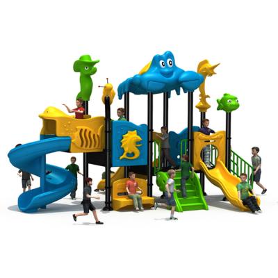 China 3-12years MT-HY006 Factory manufacturer used kids outdoor playground plastic slide equipment for sale