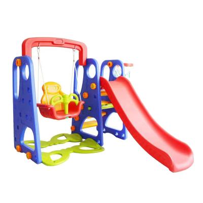 China 1-8 MT-HT001 Kids plastic swing and slide set indoor for children for sale