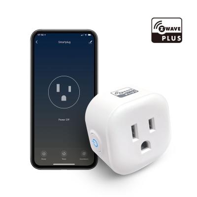 China Pulgin Dimmer ZW39S Z-Wave Plus Smart Multi Mini Plug Sockets And Switches Dimmable Electric Power Socket for sale