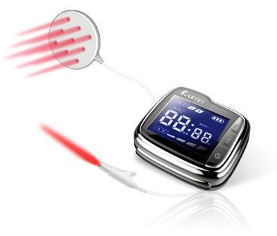 China Twice Daily 650nm Low Level Photobiomodulation Laser Therapy Hypertension Treatment Laser Watch for sale