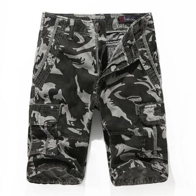 China QUICK DRY Geo'Peck Men Camouflage Breathable 100% Cotton Cargo Shorts Military Style Workout Shorts for sale