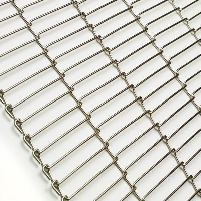 China Materials Heat Resistant Metal Stainless Steel Chain Link Spiral Conveyor Wire Belt Price Handing Equipment for sale