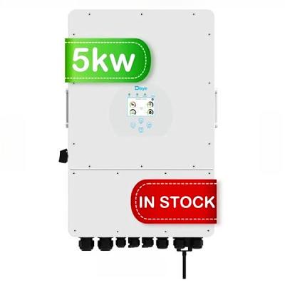 China Maison Deye Wechselrichter solar hybrid solar power system 5kw 5000kw on off geid link mppt 3 phase hybrid solar home system inverter SUN-5K-SG04LP3-EU for sale