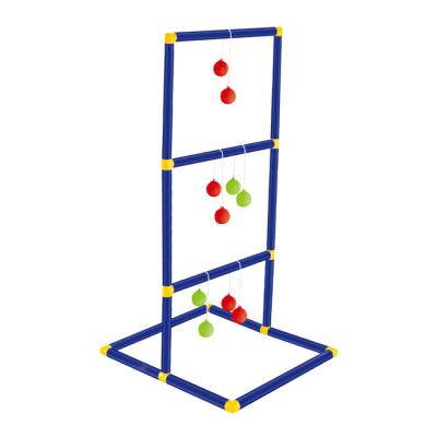 China Outdoor Or Indoor Can Play Kids Outdoor Sports Swing Ball Plastic Ladder Ball Game Set Golf Throwing Game for sale