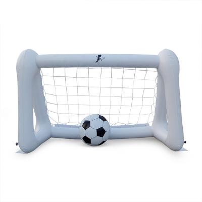 China Eco-friendly Outdoor Portable Football Game Sport PVC Inflatable Football Soccer Goal For Kids for sale