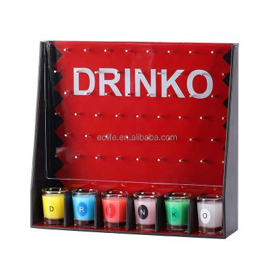 China Eco-Friendly Non-Toxic Fun Party Supplies Shot Glass Social Drink Set Adult Drinking Board Game for sale