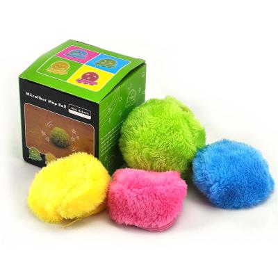 China Electric Automatic Vacuum Cleaner Plush Roller Ball Dog Cat Pet Toy for sale