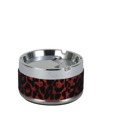 China latest household ashtray living room fall-resistant 430 stainless steel self-extinguishing ashtray for sale