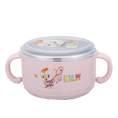 China Sustainable hot sale anti-scald and drop-resistant rice bowl with binaural handle for sale