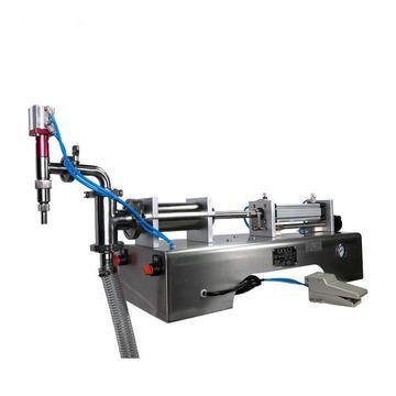 China Pneumatic 50-5000ml 75% Food Alcohol Liquid Filling Machine , Liquid Sanitizer Filling Machine for sale