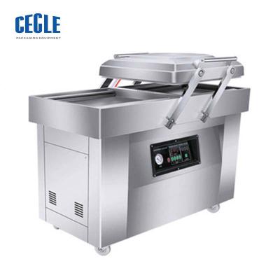 China Food Double Chamber Vacuum Packing Machine Large Chamber Nut Vacuum Packing Machine for sale