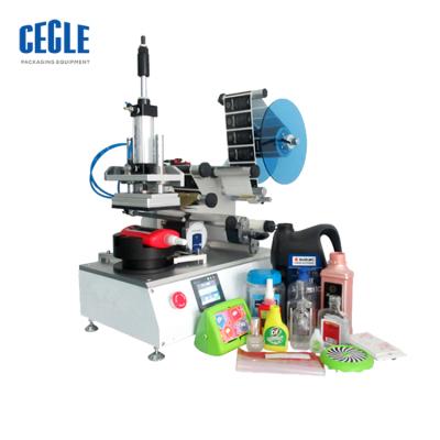 China EP-511 Automatic Food Flat Bottle Labeling Machine , Square PET Bottle Label Applicator for sale