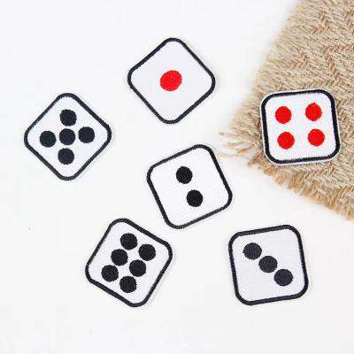 China Creative 3D Style Dies Shape Iron On DIY Embroidery Patch For Scrapbooking for sale