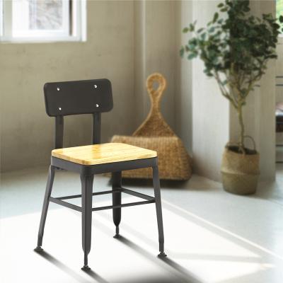 China Stackable Chairs Wholesale Stack Chairs For Commercial Use Counter Iron Dining Chairs With Low Back for sale