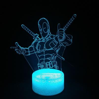 China Amason Modern Acrylic Luminous Smart Hot Selling Light 3D Custom Anime&Comic Student Kids Gift for sale