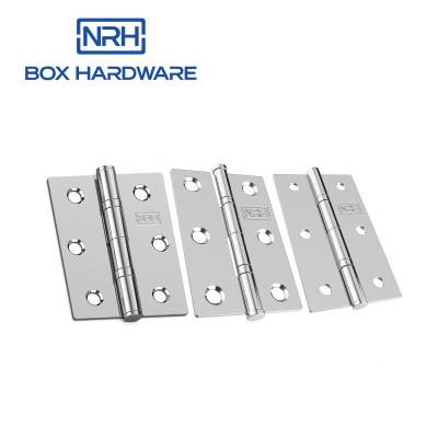 China NRH 84(1) Series Case Box Exterior Door Stainless Steel Traditional Hinges For Wardrobe Rose Gold Cabinet Door Hinge for sale