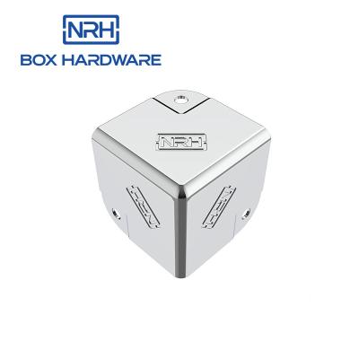 China All NRH 7201-35 Box Metal Aluminum Case And Crate Corner Protector For Suitcases In Metal Square Corner for sale