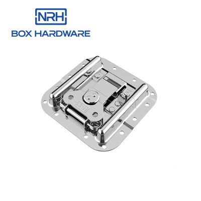 China All NRH 6108 Military Box Case And Cash Buckle Latch Chrome Plated Hardware Box Lock Road Rack Case for sale