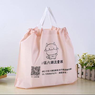 China PE Waterdichte Zak 30x10x20cm van Drawstring Flexo-Druk met Handvat Te koop