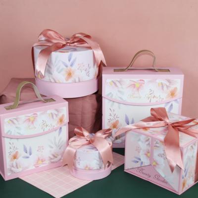 중국 New Creative Pink Flower Candy Boxes Wedding Party Gifts Box Paper Chocolate Boxes Package 판매용