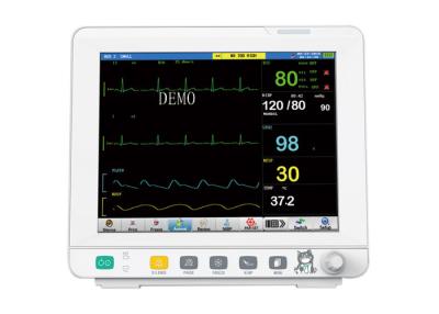 China Veterinary 12.1 Inch Vital Signs Patient Monitor Built In Hidden Handle for sale