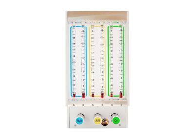 China Seis anestesias del flujómetro de los tubos con el flujo 0.1-10l/Min And Air Flow 0.1-10l/Min del oxígeno en venta