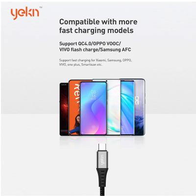 China High Speed Charge Wholesale Factory 18W 3ft 6ft USB3.0 USB C mobile phone Cable for Android series Huawei Samsung for sale