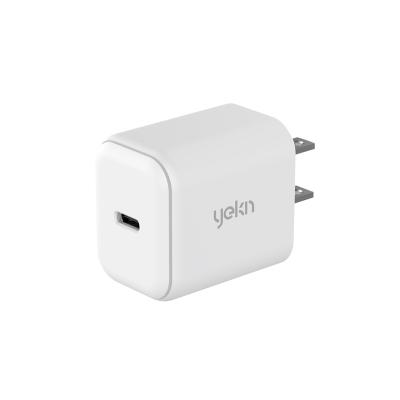 China Portable Yellowknife 20W USB-C Charger PD 20w wall charger adapter USB-C fast travel charger for iphone 13/14 series for sale