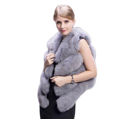 China Genuine Fox Fur Windproof Vest for sale