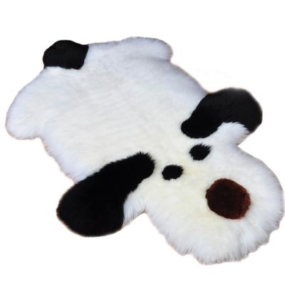 China Wholesale Cheap Non-slip Cartoon Artificial Sheepskin Blankets For Kid's Rugs for sale