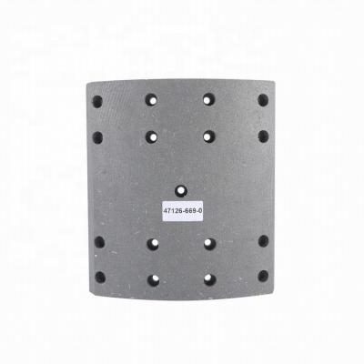 China truck parts china manufacturer truck drum brake lining for ISUZU FVM 360HP, DECA 47126-669-0 ISUZU FVM 360HP for sale