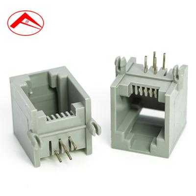 China Keystone PCB 180 Degree Cat6 Jack Match To Australia RJ45 Wall Plate Connector for sale