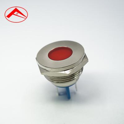 China Light Metal 19mm residential/general purpose LED driver 12V 24V 36V 220V red and green indicator light for sale